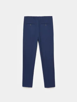 PANTALON PLAIN SLIM AZUL