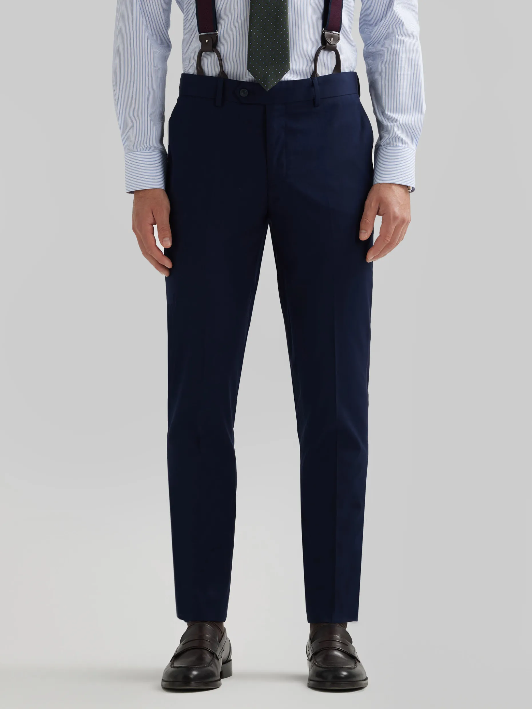 PANTALON PLAIN SLIM AZUL MARINO