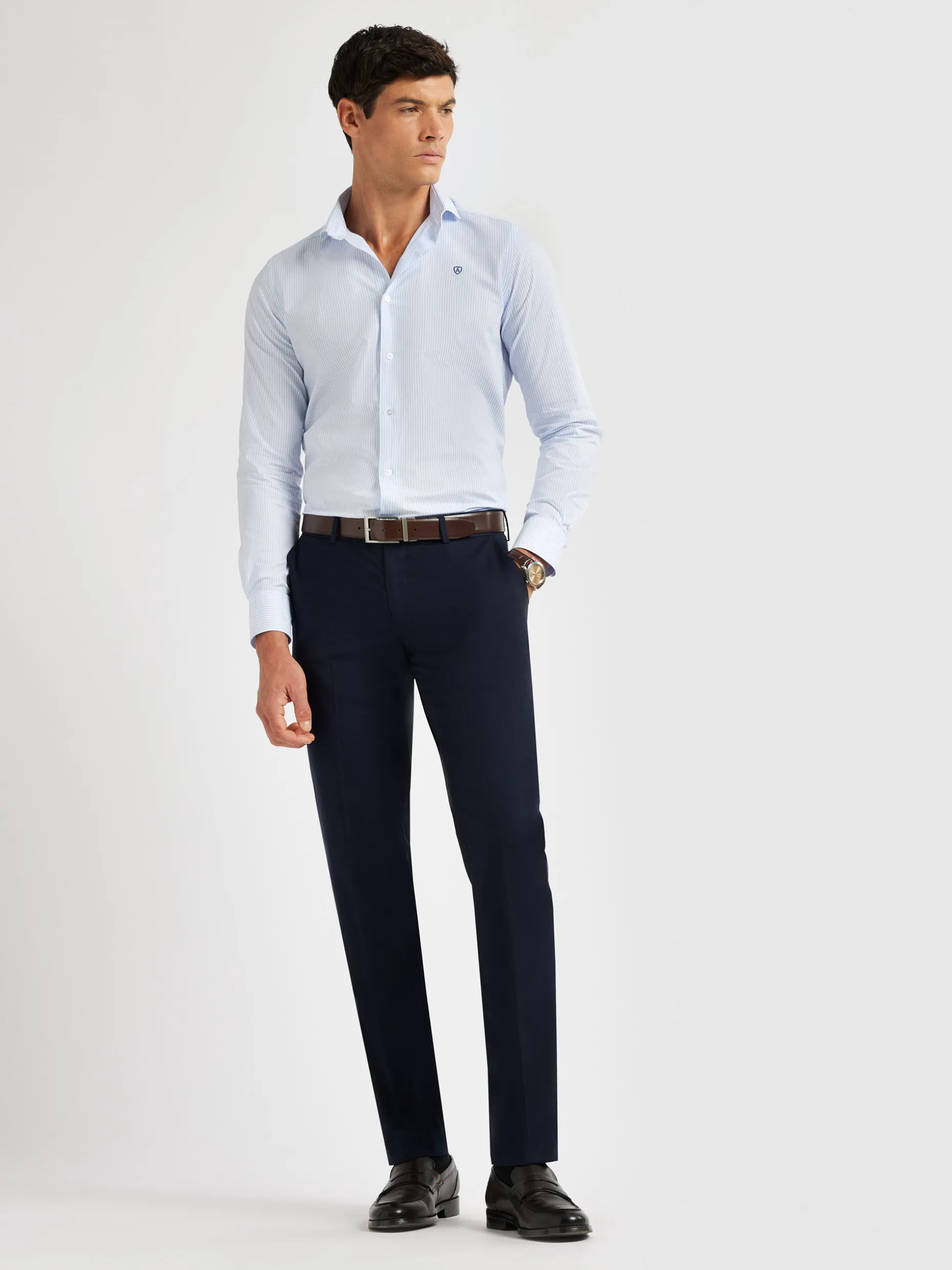 PANTALON TWILL AZUL MARINO