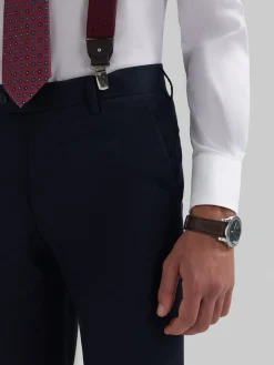 PANTALON TWILL CADETE AZUL MARINO