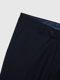 PANTALON TWILL CRUZADO AZUL MARINO