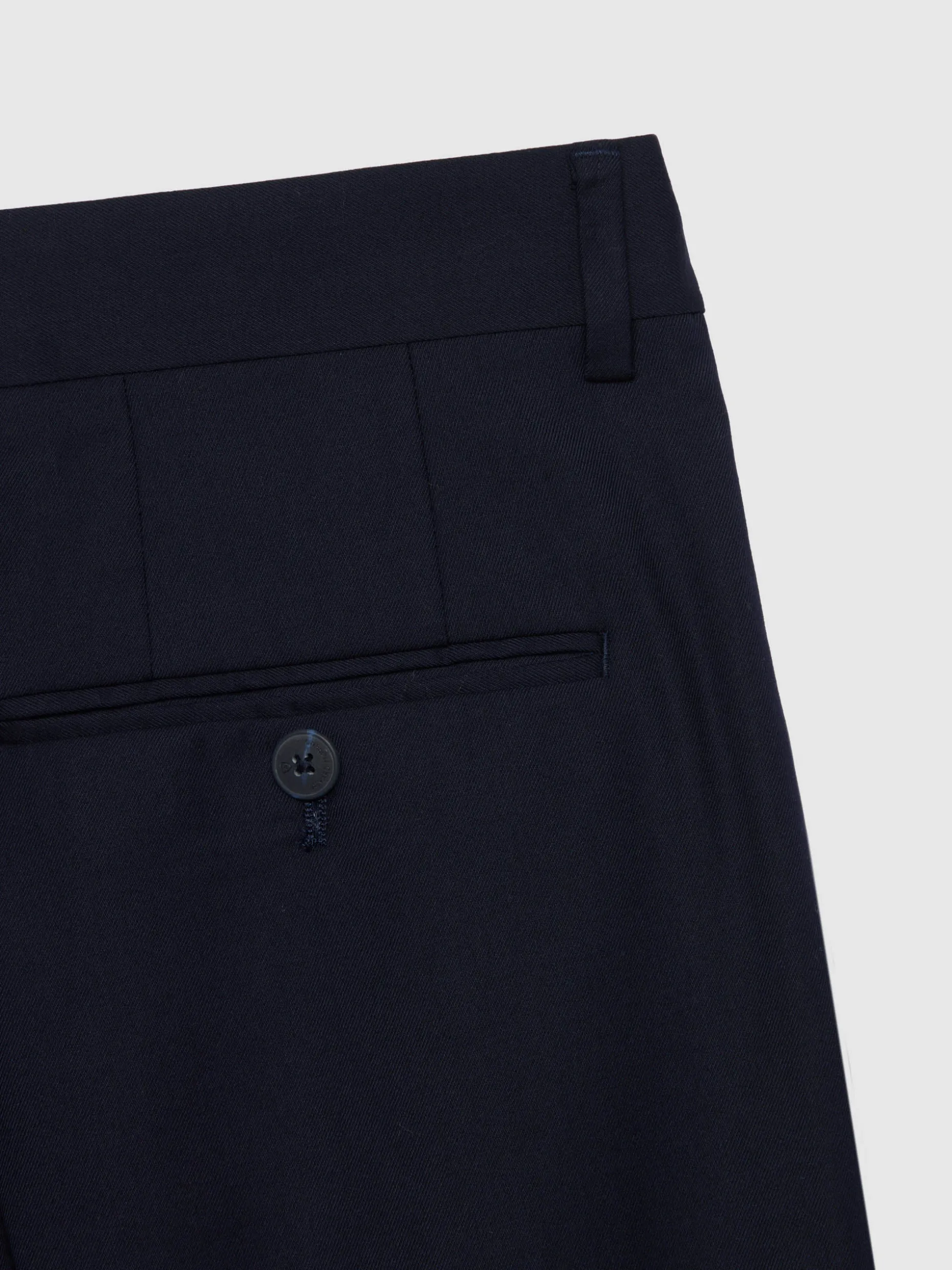 PANTALON TWILL CRUZADO AZUL MARINO