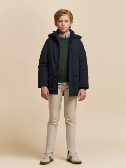 PARKA SHERMAN KIDS AZUL MARINO