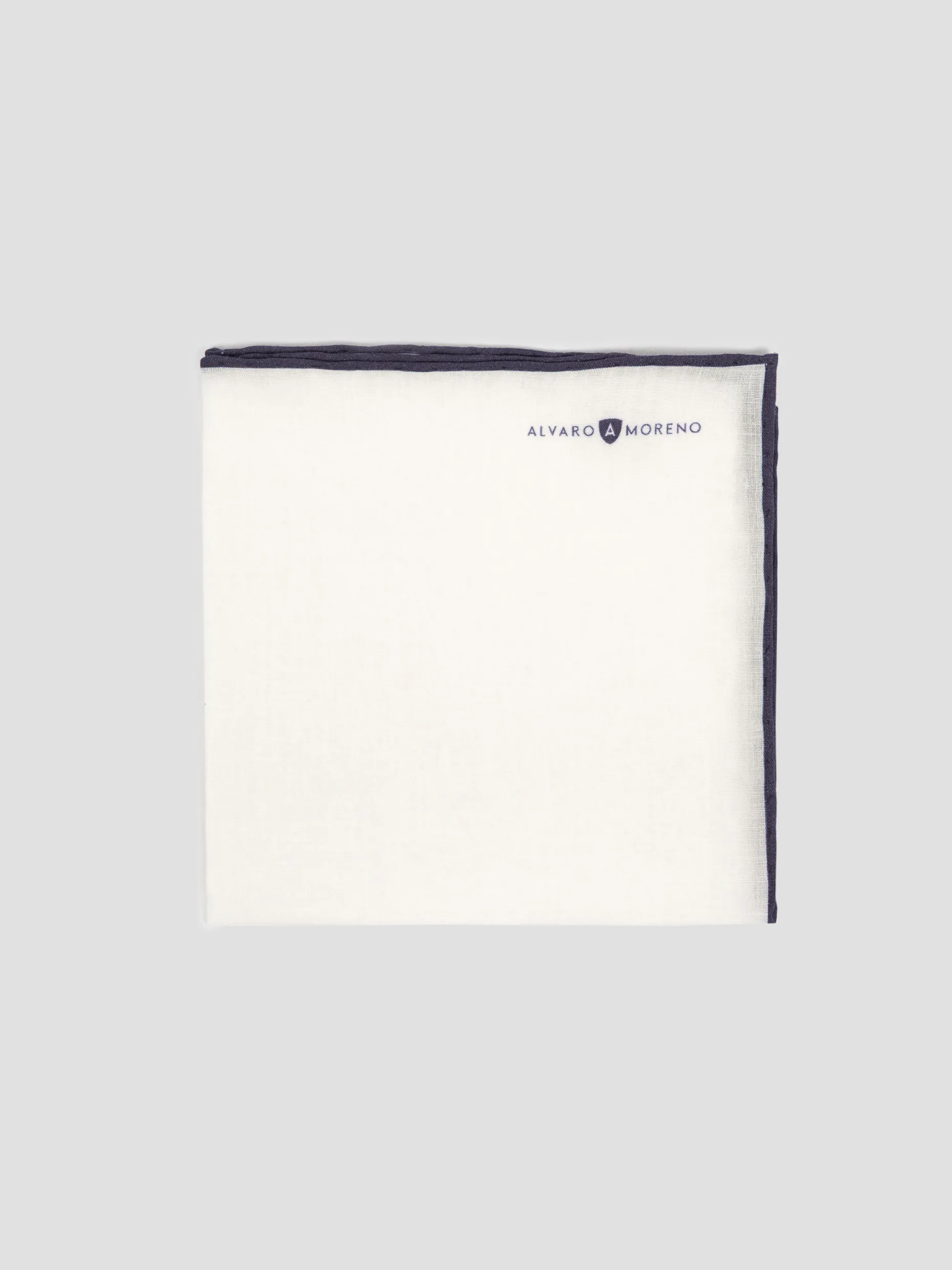 PAÑUELO LINO AZUL MARINO