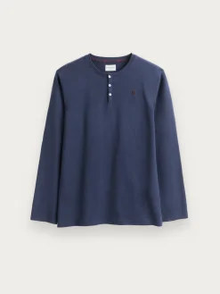 PIJAMA FRANELA CUADROS AZUL MARINO