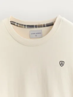 PIJAMA FRANELA CUADROS CRUDO