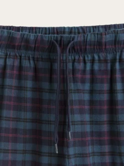 PIJAMA FRANELA CUADROS VERDE