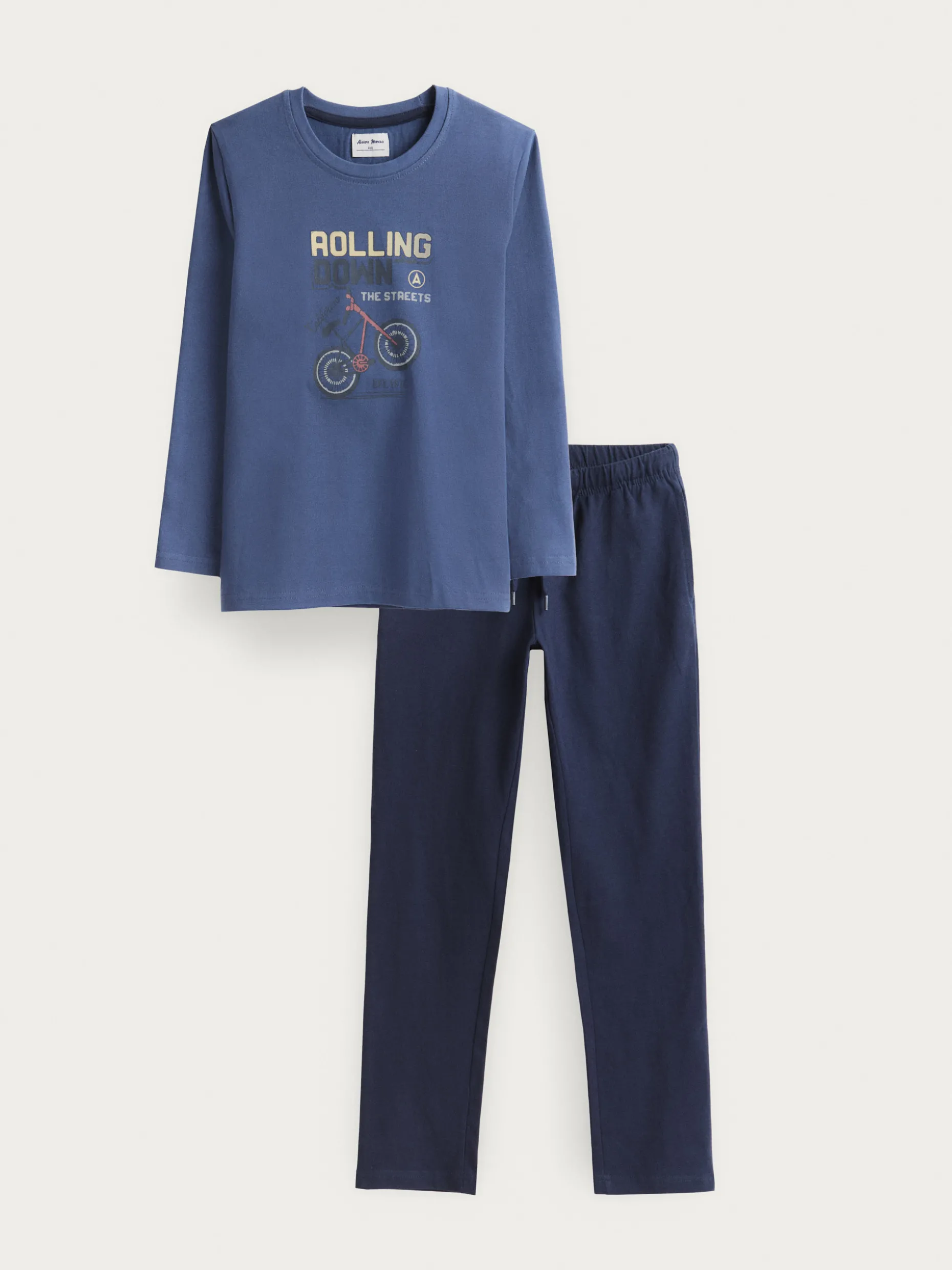 PIJAMA ROLLING KIDS AZUL
