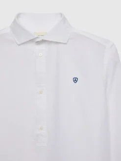 POLERA PIN POINT BLANCO