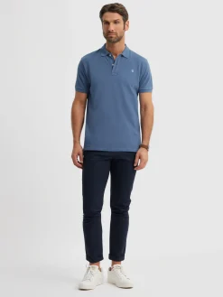 POLO BASIC AZUL