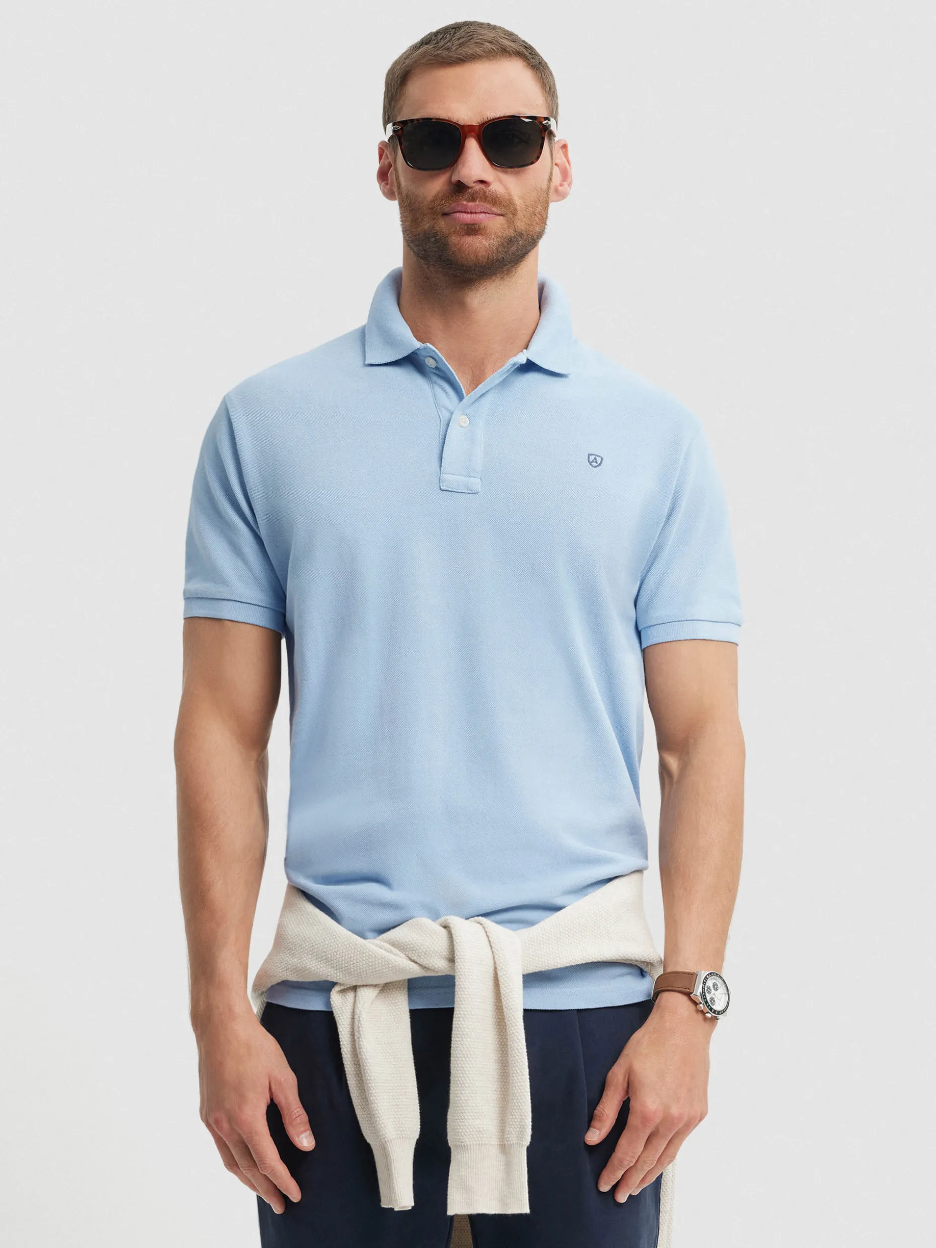 POLO BASIC CELESTE