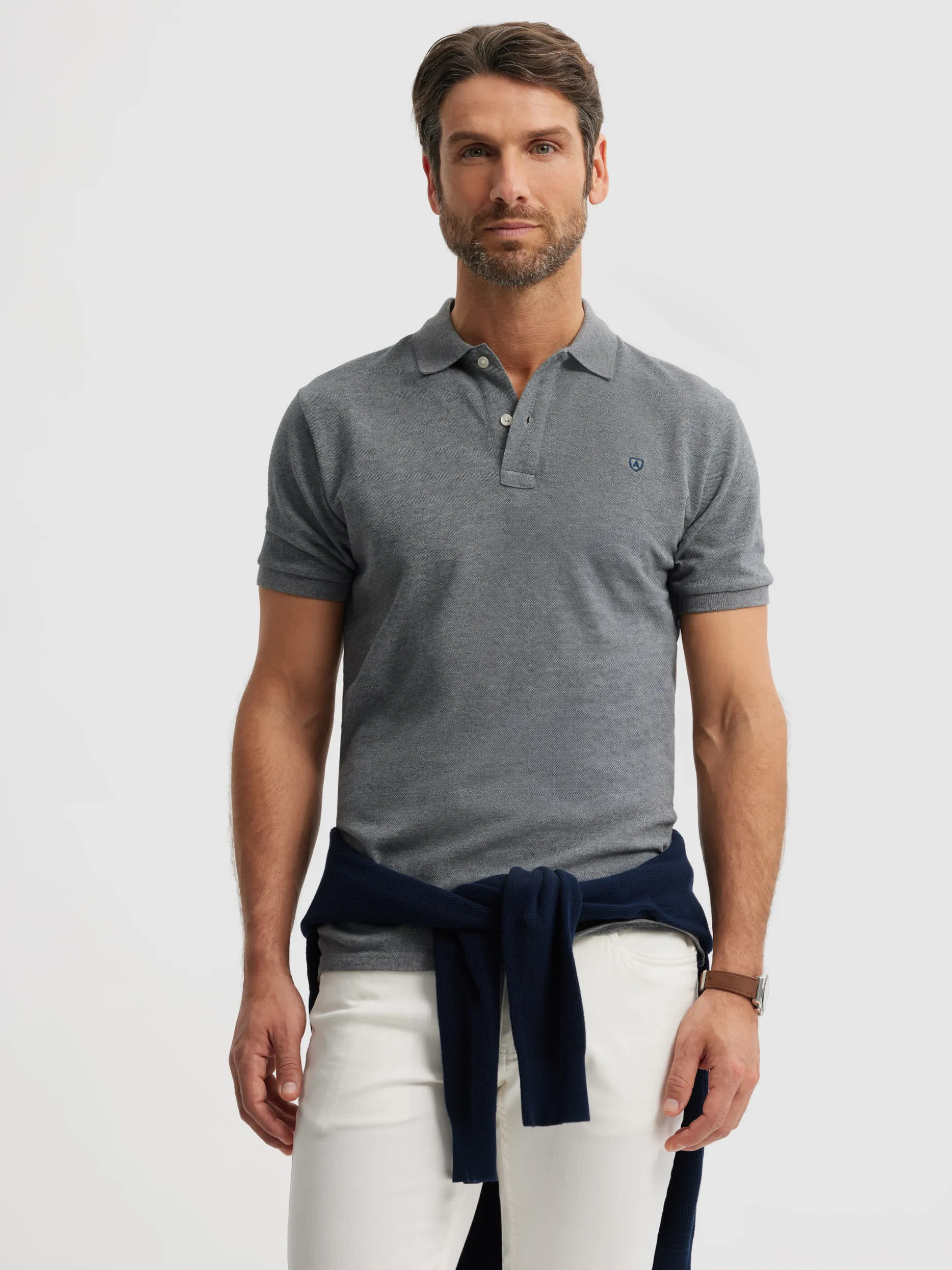 POLO BASIC GRIS
