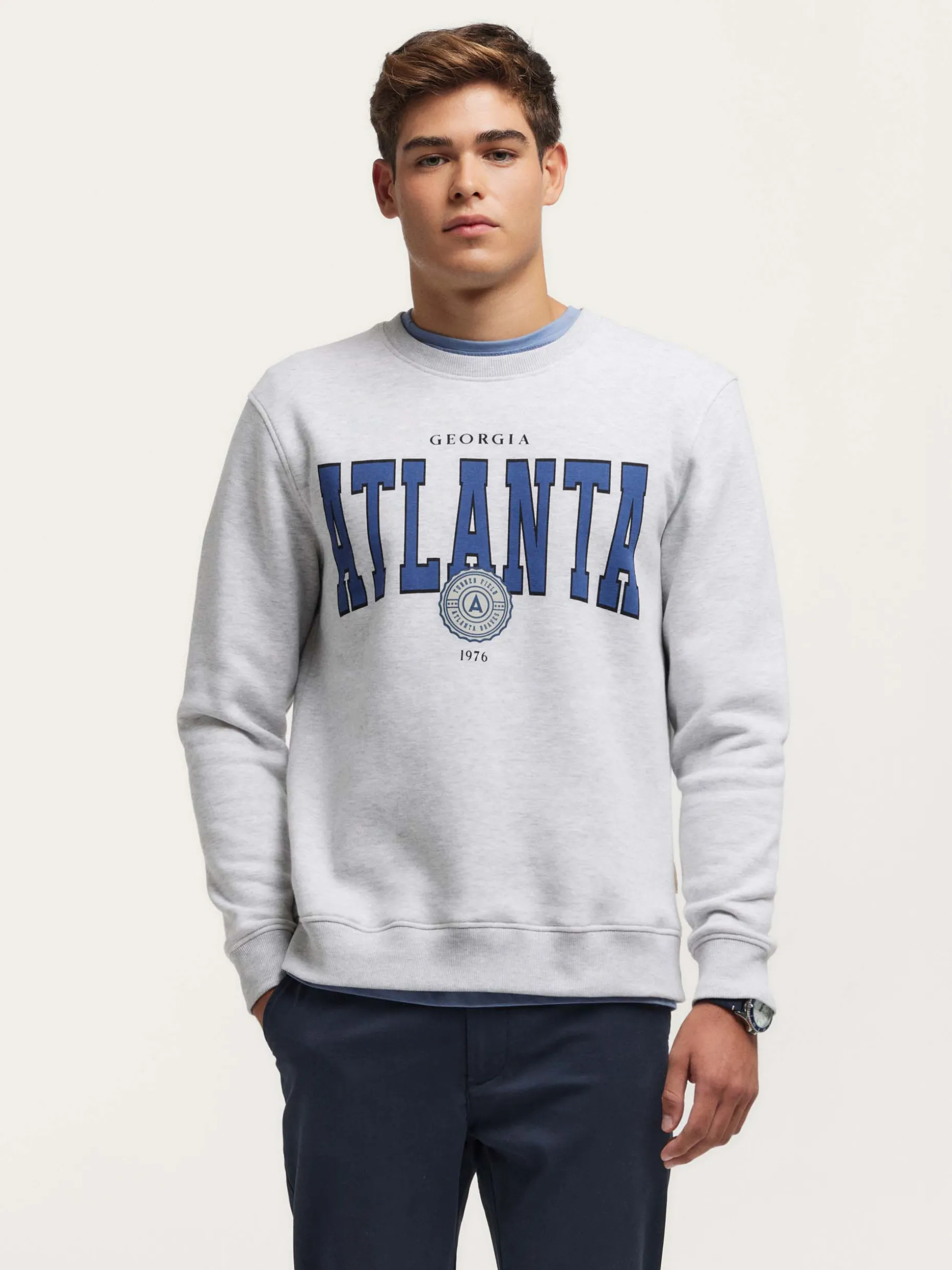 SUDADERA ATLANTA GRIS