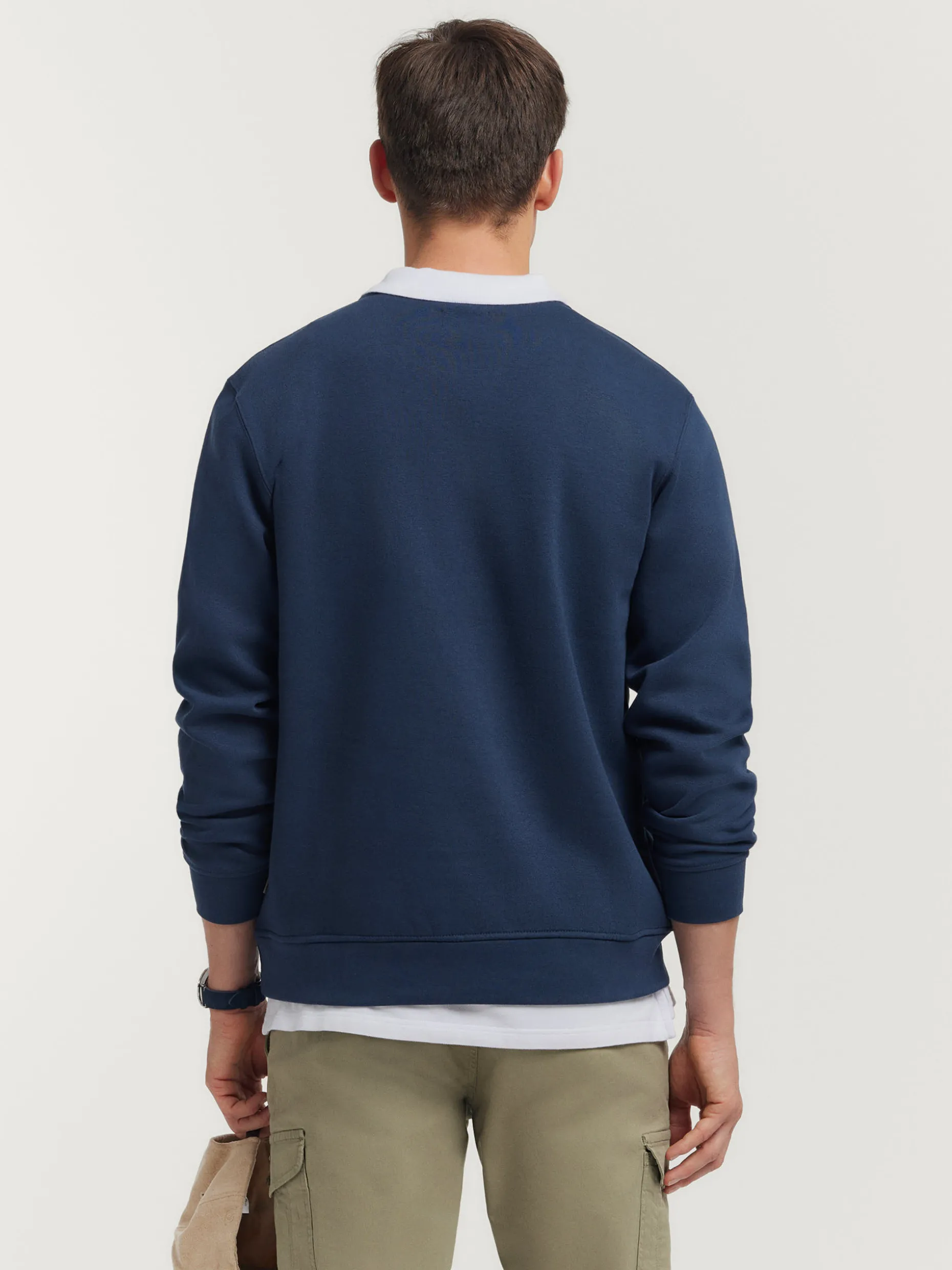 SUDADERA BASEBALL AZUL MARINO