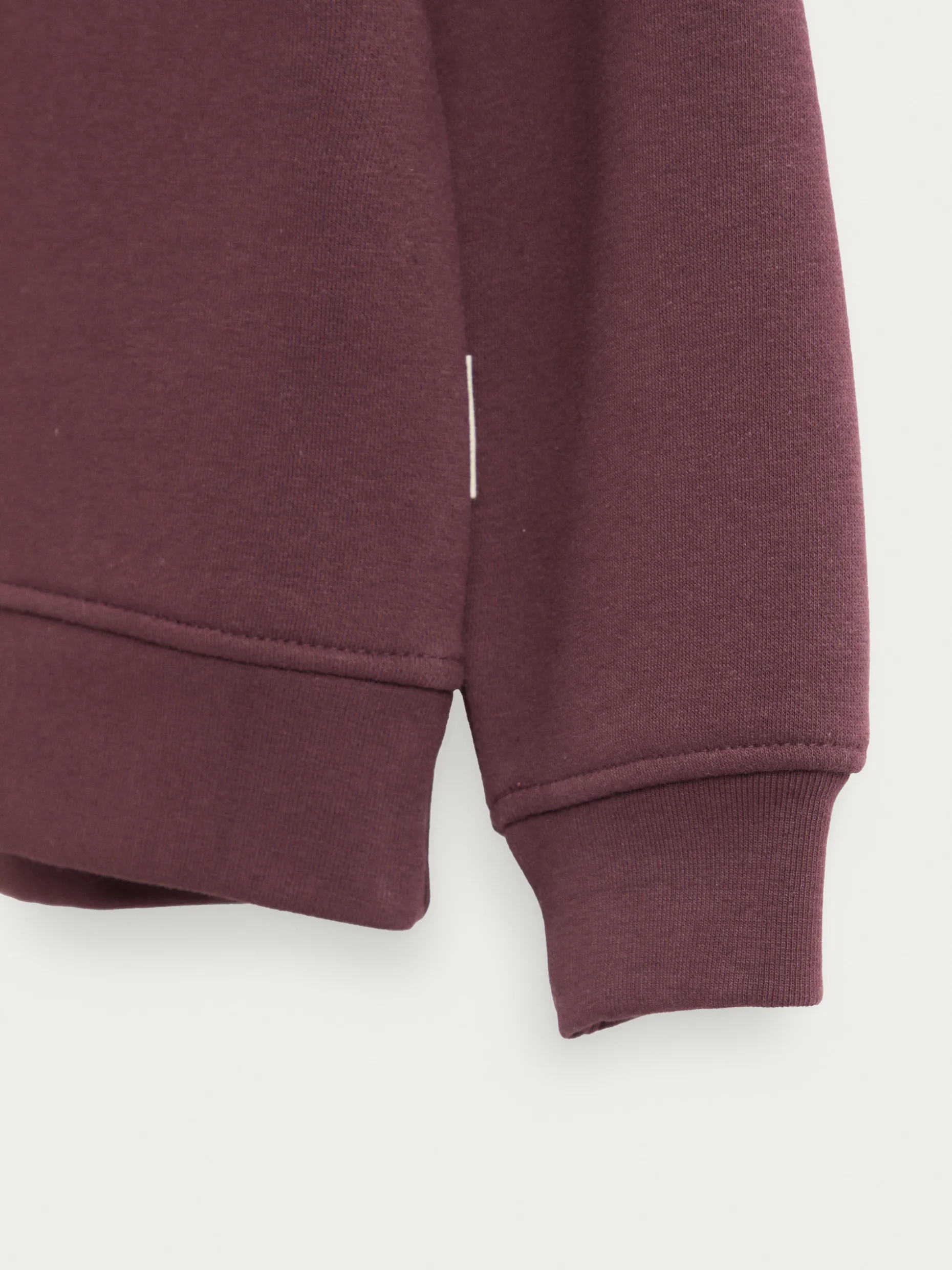 SUDADERA BASICA KIDS BURDEOS