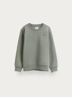 SUDADERA BASICA KIDS VERDE