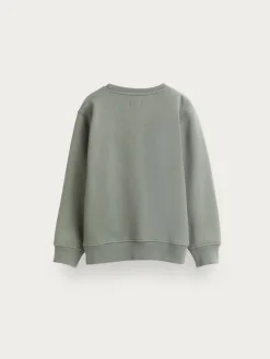 SUDADERA BASICA KIDS VERDE