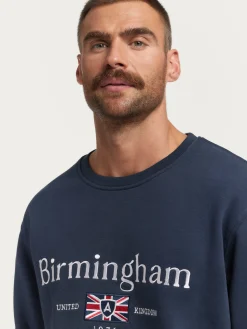 SUDADERA BIRMINGAHM AZUL MARINO