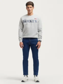 SUDADERA BROOKLYN GRIS