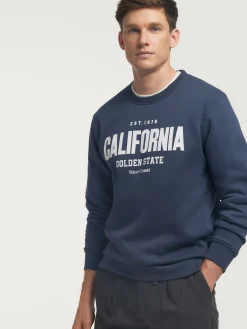 SUDADERA CALIFORNIA AZUL