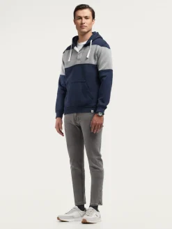 SUDADERA CASUAL AZUL MARINO