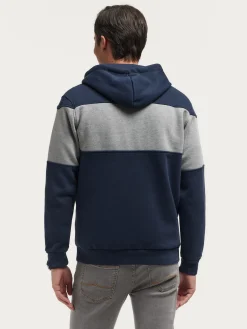 SUDADERA CASUAL AZUL MARINO