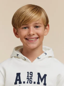 SUDADERA GOLF KIDS BLANCO