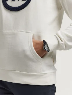 SUDADERA LOGO BLANCO