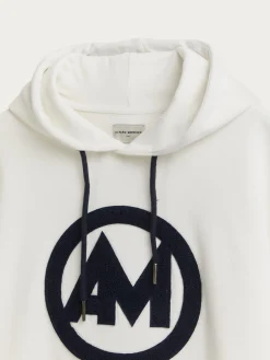 SUDADERA LOGO BLANCO