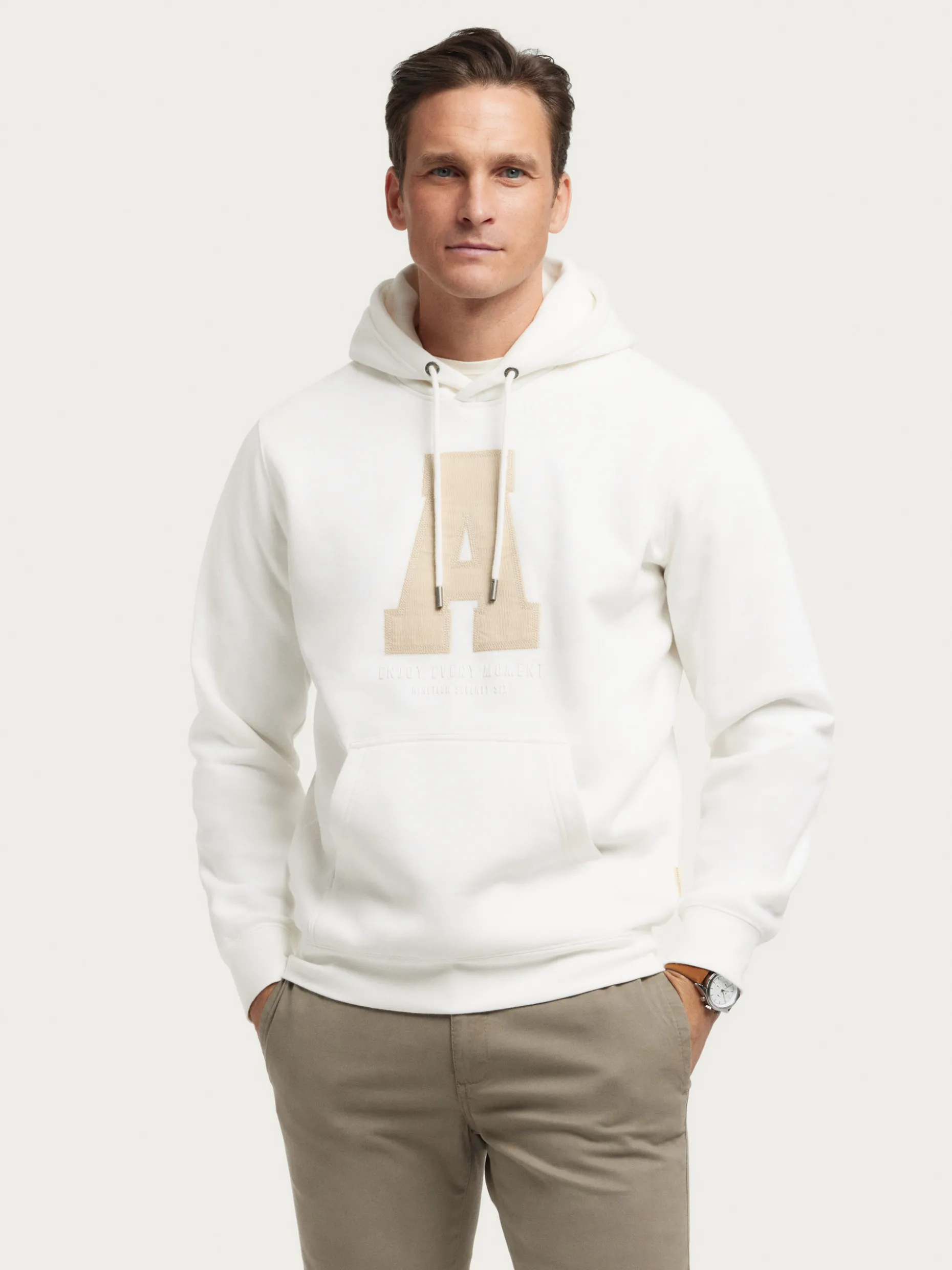SUDADERA MOMENT BLANCO
