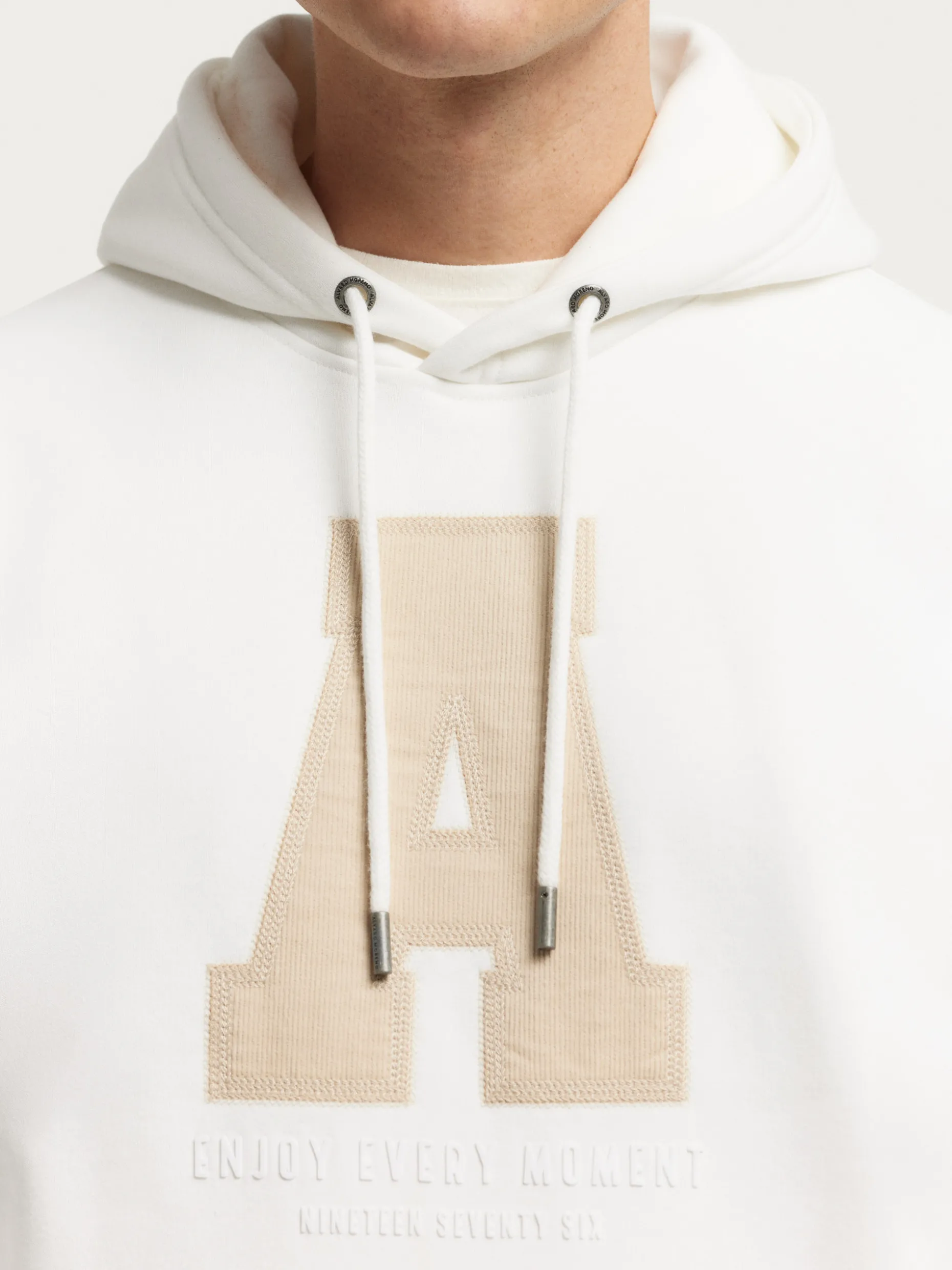 SUDADERA MOMENT BLANCO