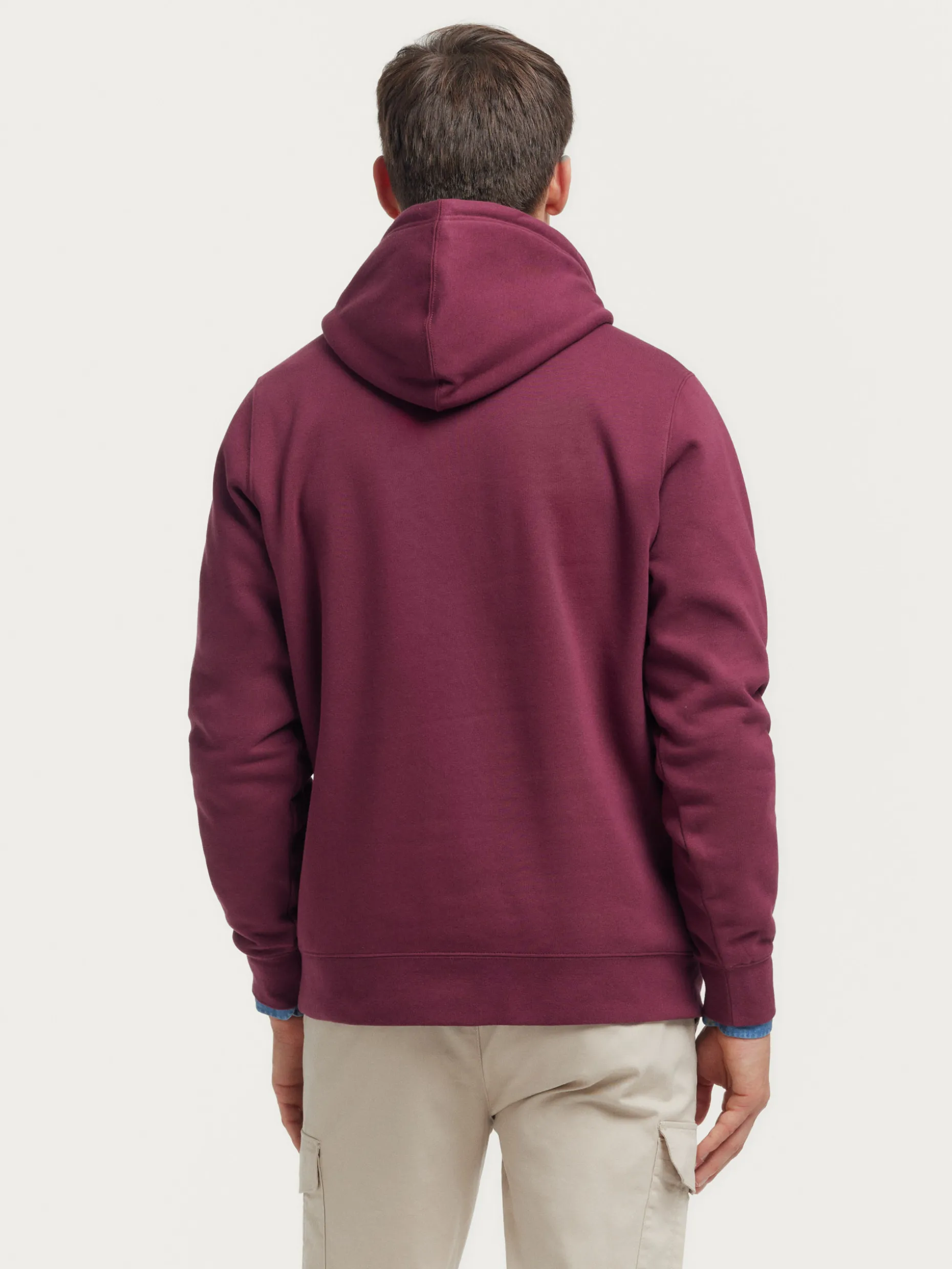 SUDADERA MOMENT BURDEOS