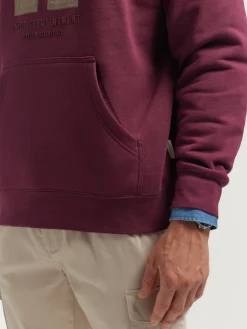 SUDADERA MOMENT BURDEOS