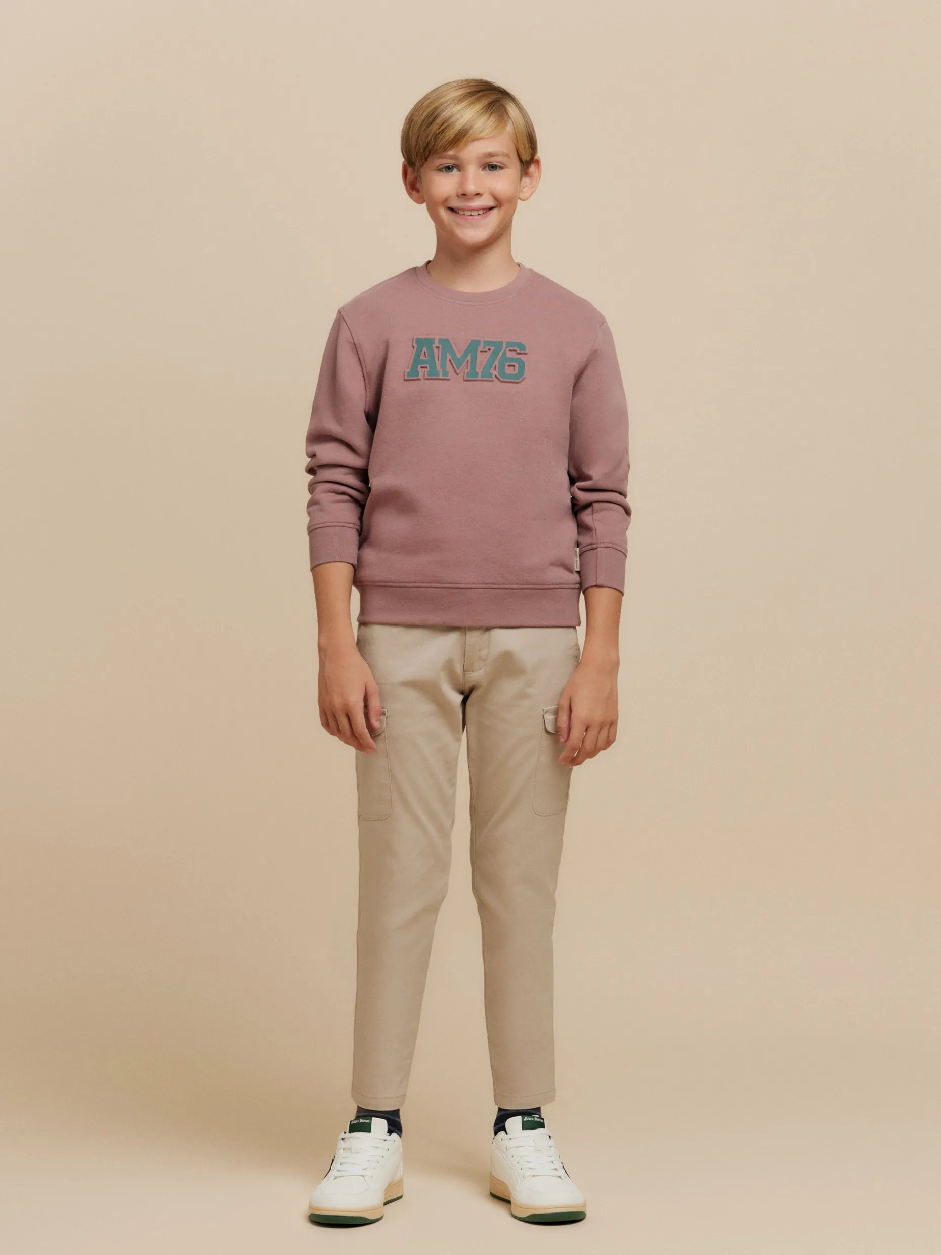 SUDADERA OFFICIAL KIDS BURDEOS