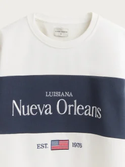 SUDADERA ORLEANS BLANCO