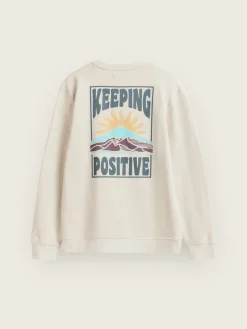SUDADERA POSITIVE CRUDO