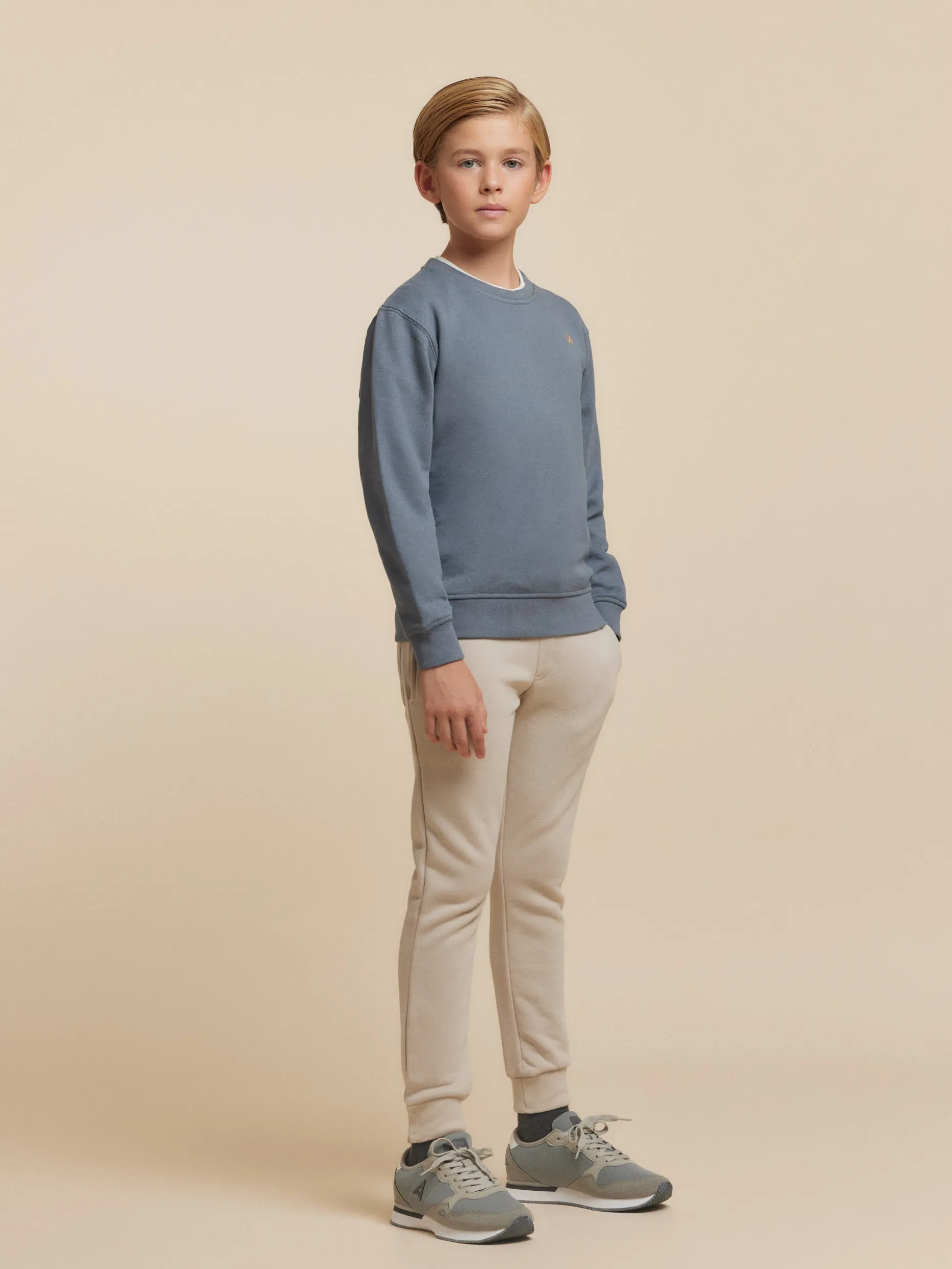 SUDADERA POSITIVE KIDS AZUL