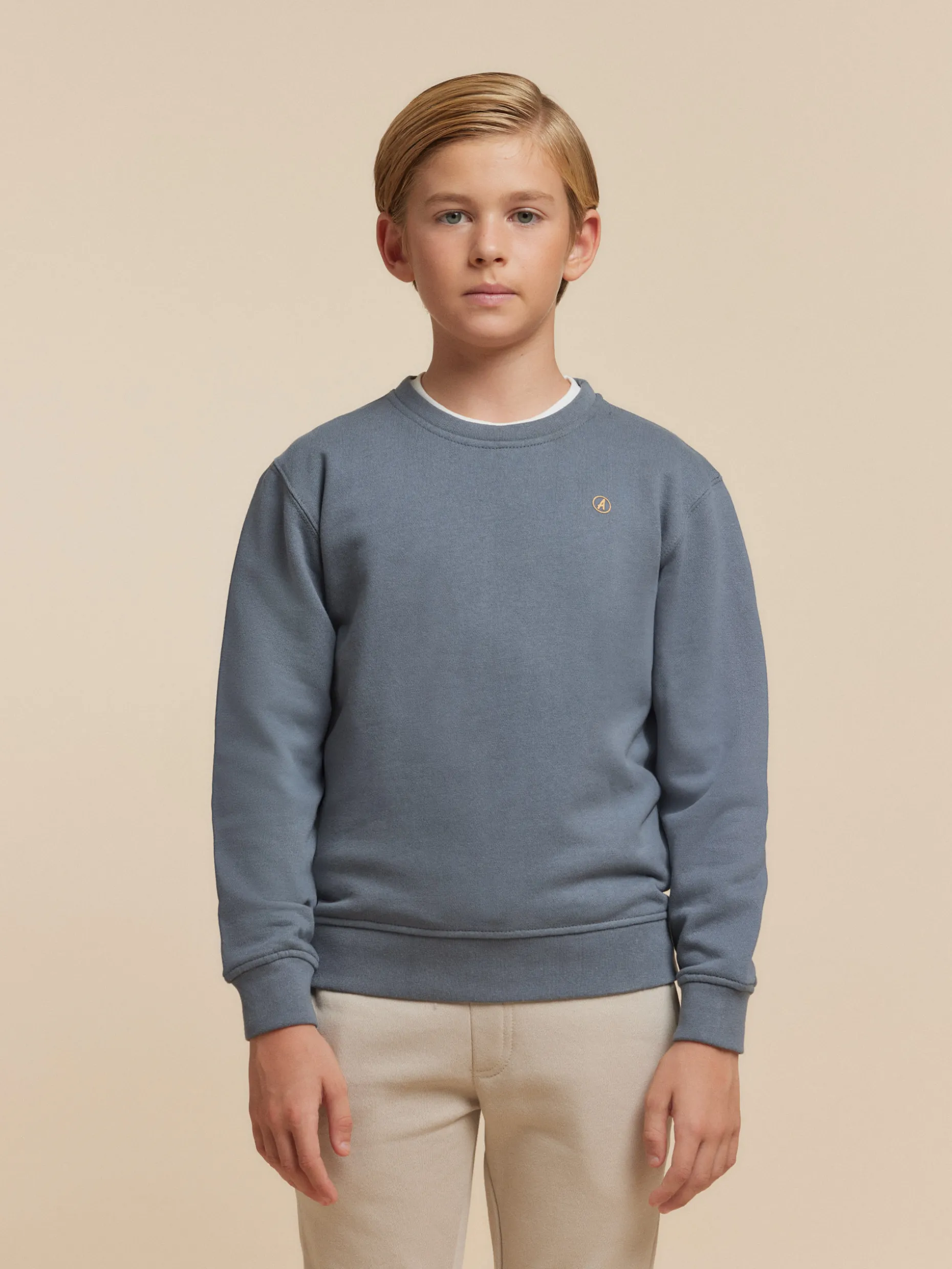 SUDADERA POSITIVE KIDS AZUL