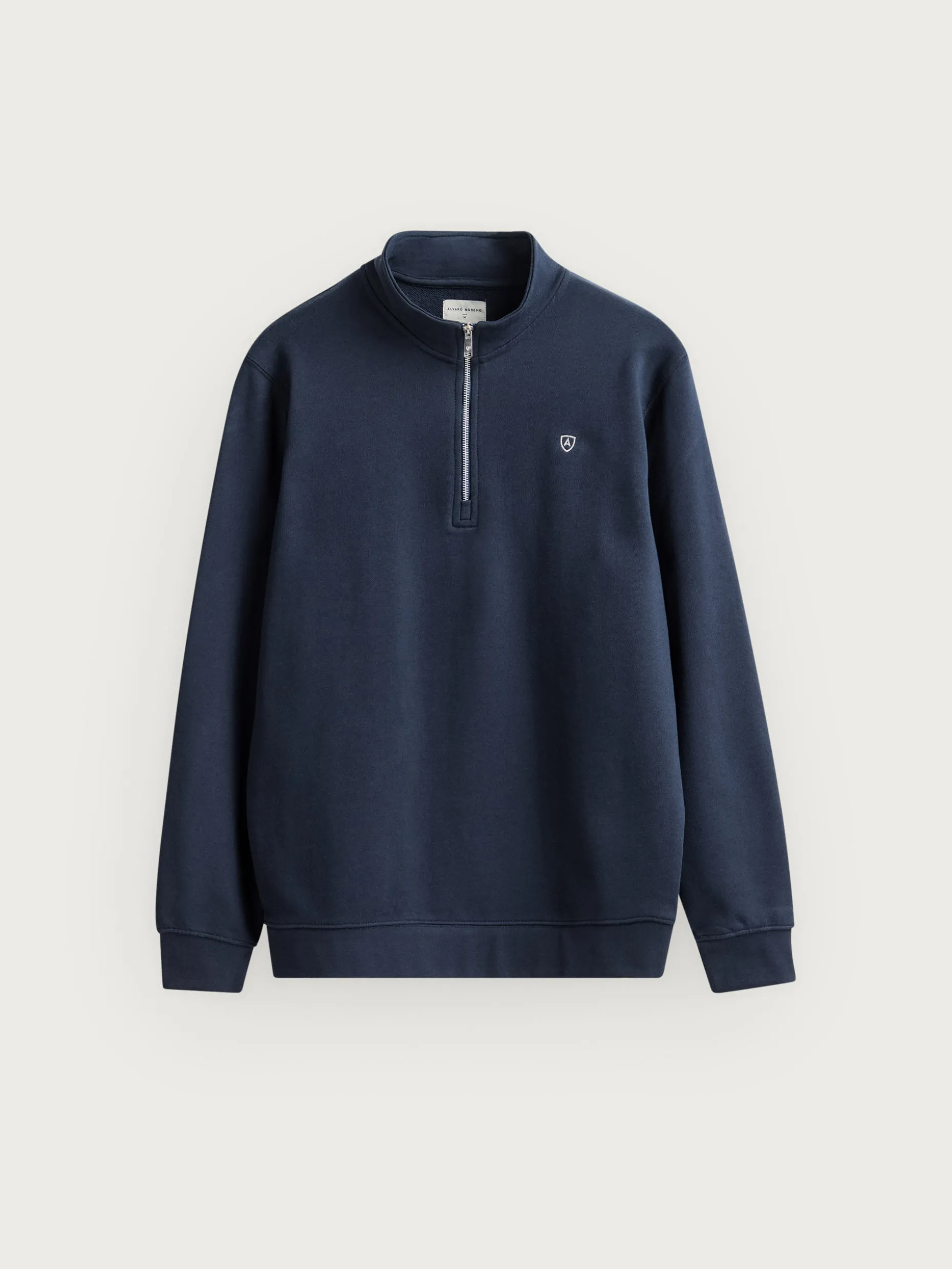 SUDADERA SINGLE AZUL MARINO