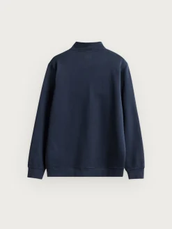 SUDADERA SINGLE AZUL MARINO