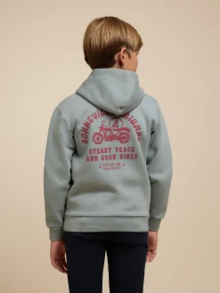 SUDADERA TRIUMPH KIDS AZUL