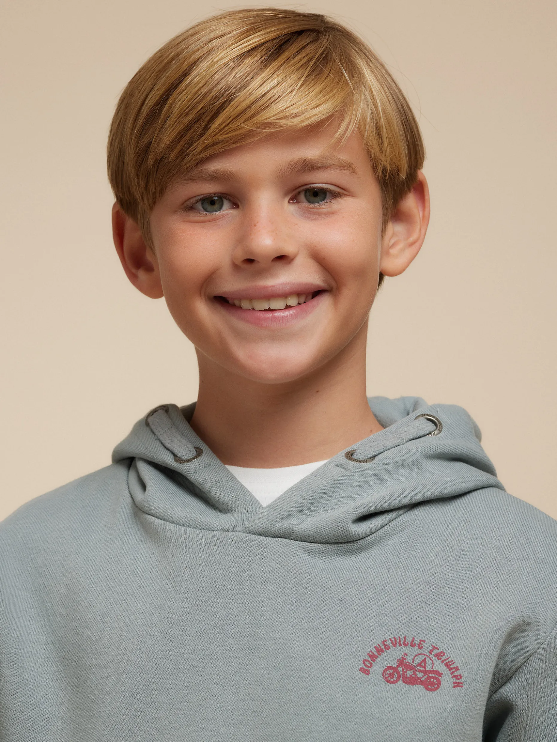 SUDADERA TRIUMPH KIDS AZUL