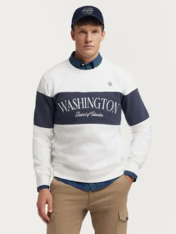 SUDADERA WASHINGTON BLANCO