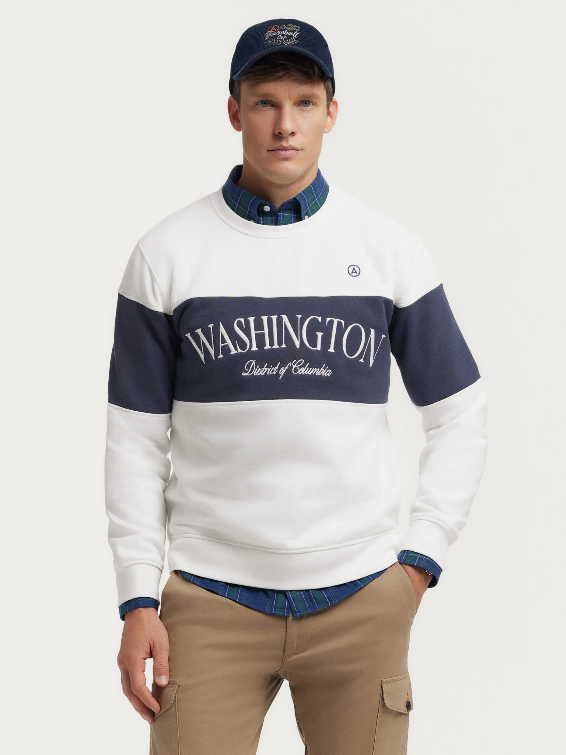 SUDADERA WASHINGTON BLANCO