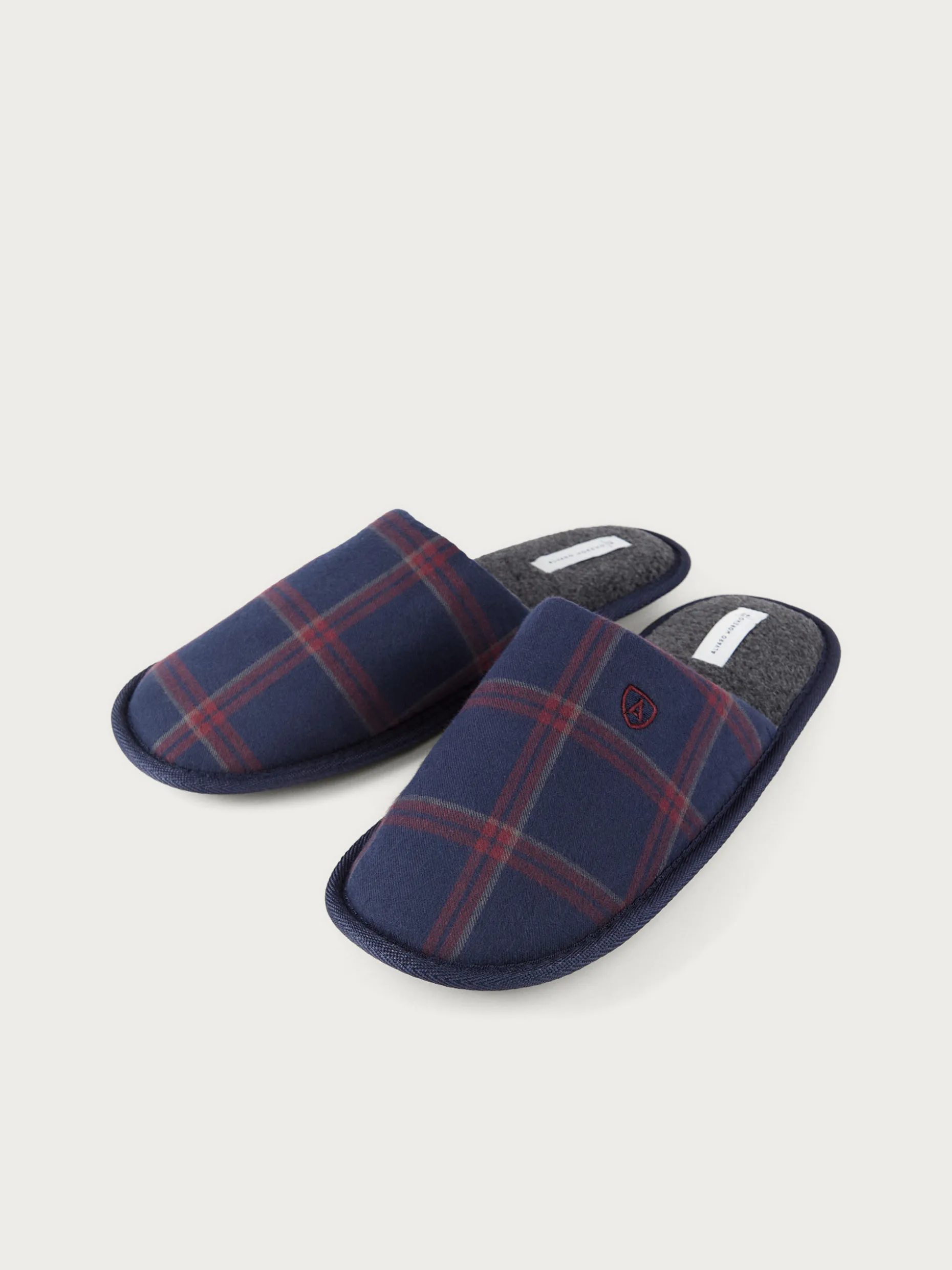 ZAPATILLAS CUADROS AZUL MARINO