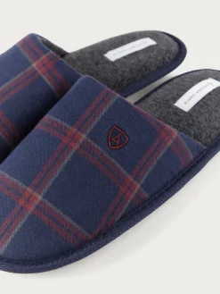 ZAPATILLAS CUADROS AZUL MARINO