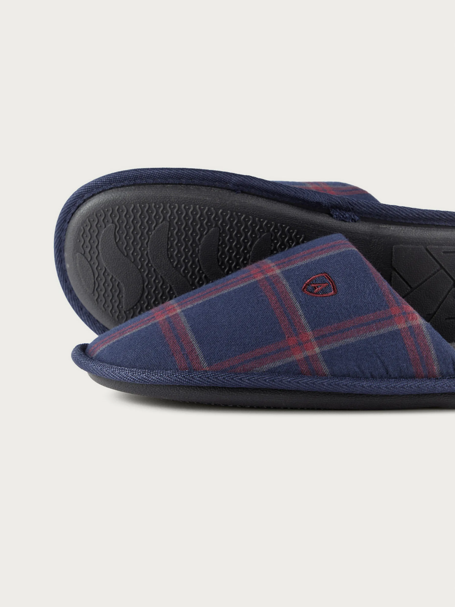 ZAPATILLAS CUADROS AZUL MARINO